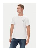 JOOP Jeans Tricou barbati - 10019370 30045904 - Bumbac organic - Alb - Alb