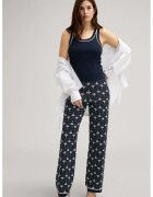 Joop Pantaloni cu elastic în talie și imprimeu logo JP1 - Albastru inchis