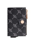 Joop Portcart mic din piele ecologica cu logo Cortina 1.0 - Albastru ultramarin