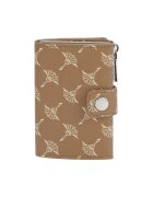 Joop Portcart mic din piele ecologica cu logo Cortina 1.0 - Maro nisip/Crem