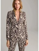 Joop Sacou cambrat - animal-print - cu buzunare frontale - Maro