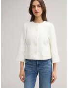 Joop Sacou crop cu buzunare frontale - Alb