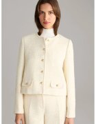 Joop Sacou crop - fara guler - cu inchidere prin nasturi tip butoni - Crem