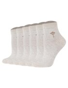 Joop Set de sosete scurte din amestec de bumbac organic- 6 perechi - Bej