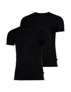 Joop Set de tricouri uni - 2 piese - Negru