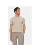 Joop Tricou barbati 10019307 30045539 - Bumbac organic - Bej - Bej
