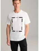 Joop Tricou casual cu detaliu frontal tip logo - Alb