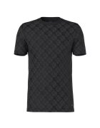 Joop Tricou de bumbac cu decolteu la baza gatului Panos - Negru