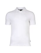 Joop Tricou polo uni de bumbac organic Preston - Alb
