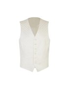 Joop! Vestă regular fit cu imprimeu în carouri și detalii tip logo - Crem