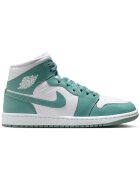 Jordan Pantofi sport Air 1 Mid 52371 - Alb/Turcoaz