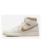 Jordan Pantofi sport unisex din piele naturala si textil 1 High "Vibration Of Naija"