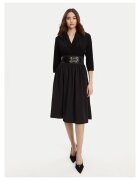 Joseph Ribkoff Rochie de cocktail dama negru - curea in talie