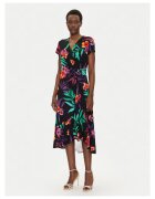 Joseph Ribkoff Rochie de zi - flori colorate - negru