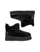 Juicy Couture Cizme dama - slip-on - benzi elastice - negru - material plastic