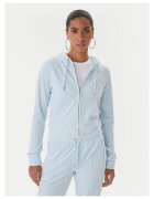 Juicy Couture Hanorac dama albastru deschis - textil