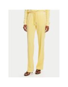 Juicy Couture Pantaloni de trening dama JCAPW045 - Poliester/Elastan - Galben - Galben