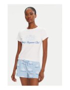 Juicy Couture Pijama pentru dama - poliester/elastan - alb/albastru