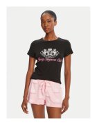 Juicy Couture Pijamale pentru dama - poliester/elastan - negru/roz