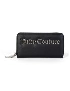 Juicy Couture Portofel din piele ecologica cu fermoar Jasmine - Negru