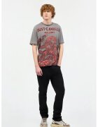 Just Cavalli Blugi slimfit cu buzunare frontale - Negru