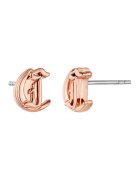 Just Cavalli Cercei cu tija si model logo - Auriu - Auriu rose