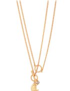 Just Cavalli Colier cu cristale - Auriu