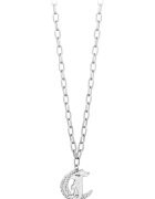Just Cavalli Colier cu talisman logo - Argintiu