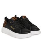 Just Cavalli Tenisi dama 79RA3SB7 ZPB58 - piele naturala - negru