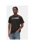 Just Cavalli Tricou barbati 78OAHT16 CJ500 - Bumbac - Negru - Negru