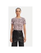 Just Cavalli Tricou dama 78PAHE06 CJ112 - Bumbac - Multicolor - Multicolor