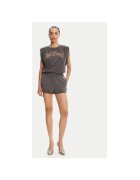 Just Cavalli Tricou dama 78PAHE10 CJW13 - Bumbac - Gri - Gri