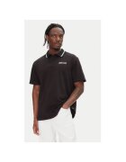 Just Cavalli Tricou polo barbati 78OAGT15 CJ506 - Bumbac - Negru - Negru