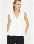 Just Like You Bluza cu decolteu in V - fara maneci - Alb