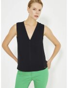 Just Like You Bluza cu decolteu in V - fara maneci - Negru