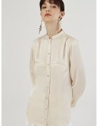 Just Like You Camasa cu aspect de satin - Bej