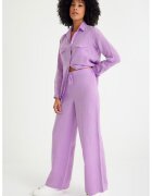Just Like You Pantaloni relaxed-fit cu snururi - Lila