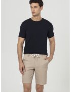 Just Like You Pantaloni scurti cu model texturat si snur in talie - Maro nisip