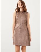 Just Like You Rochie cu croiala in A si aspect metalizat - Maro taupe