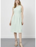 Just Like You Rochie midi cu croiala in A - Verde pal
