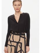 kaffe Bluza dama - 303580698 - Viscoza - Negru - Negru