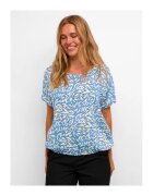 kaffe Bluza dama - 303582319 - Viscoza - Albastru - Albastru