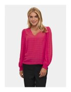 kaffe Bluza dama - 304099298 - Poliester/Viscoza - Roz - Roz