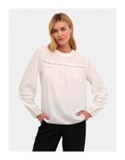 kaffe Bluza dama - 304099342 - Viscoza - Bej - Bej