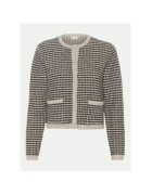 kaffe Cardigan dama - 304751929 - Acril/Poliester reciclat/Poliamida - Bej - Bej
