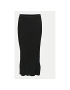 kaffe Fusta dama - 304751950 - Viscoza/Nylon - Negru - Negru
