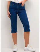 kaffe Pantaloni scurti dama - Bumbac - Albastru