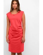 kaffe Rochie dama - Rosu - Poliester