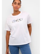 kaffe Tricou dama - 303582296 - Bumbac - Alb - Alb