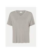 kaffe Tricou dama - 303964696 - Viscoza - Gri - Gri